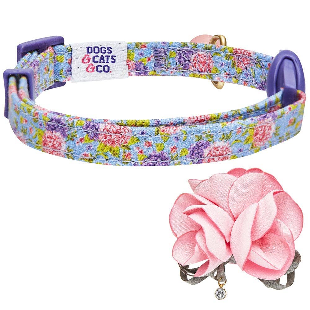 Blueberry Pet – wholesale Pet collar – Cat – Dogs & Cats & Co. A Scent of Spring Balloon Flower Cat Collar11