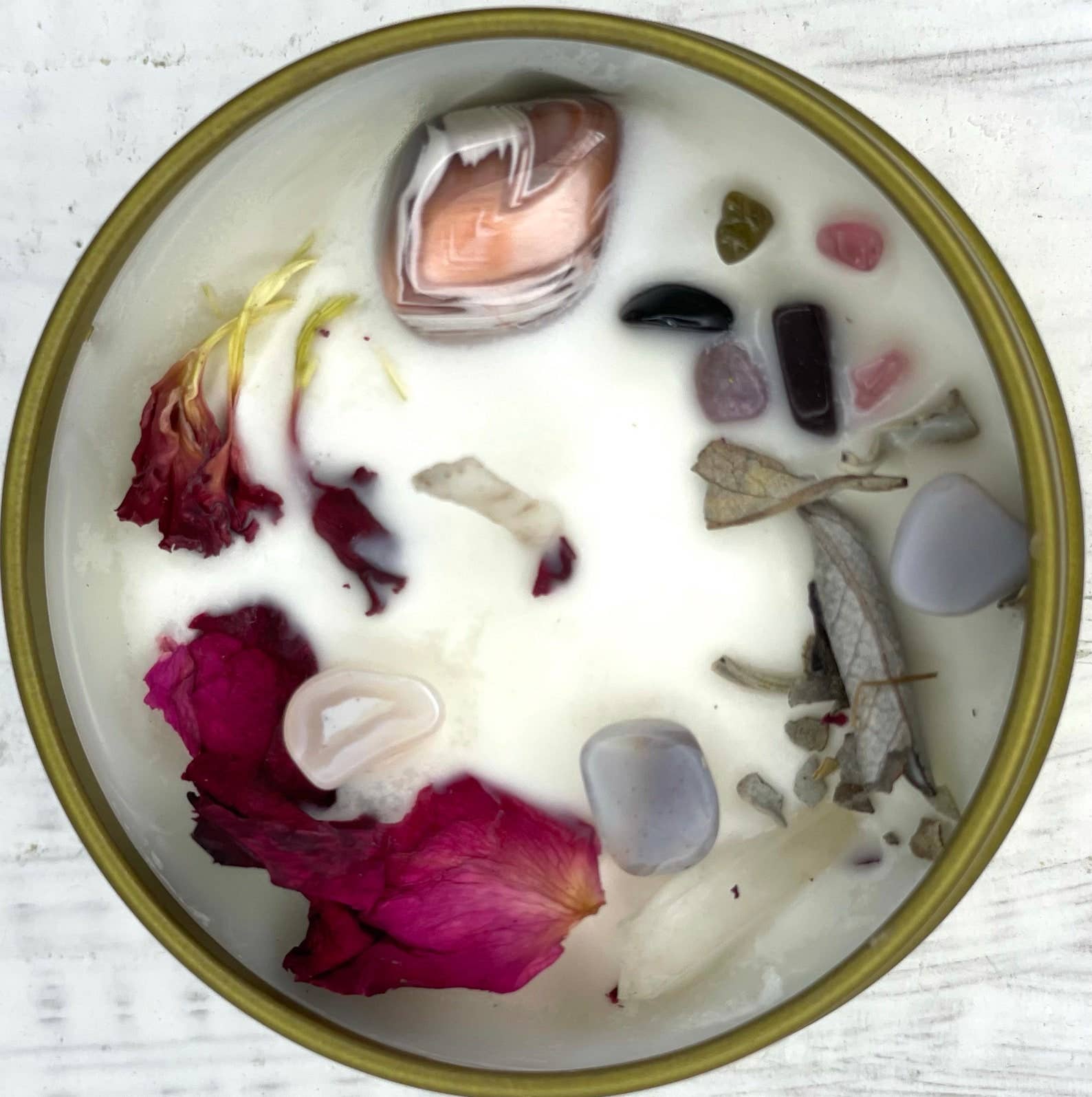 Namaste Home - Wholesale Travel Candles - Crystal Candles, Private Label or Blank, Boxed or Unboxed1