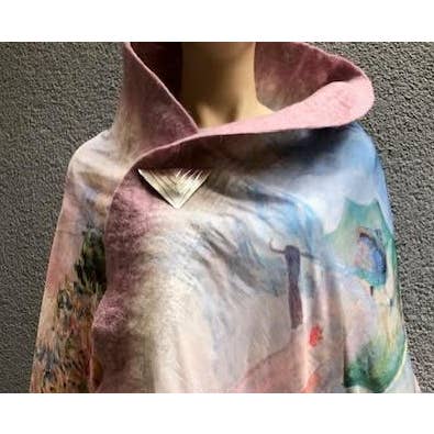 7V33 triangle pin pewter, silver plated for wholesale by Volare