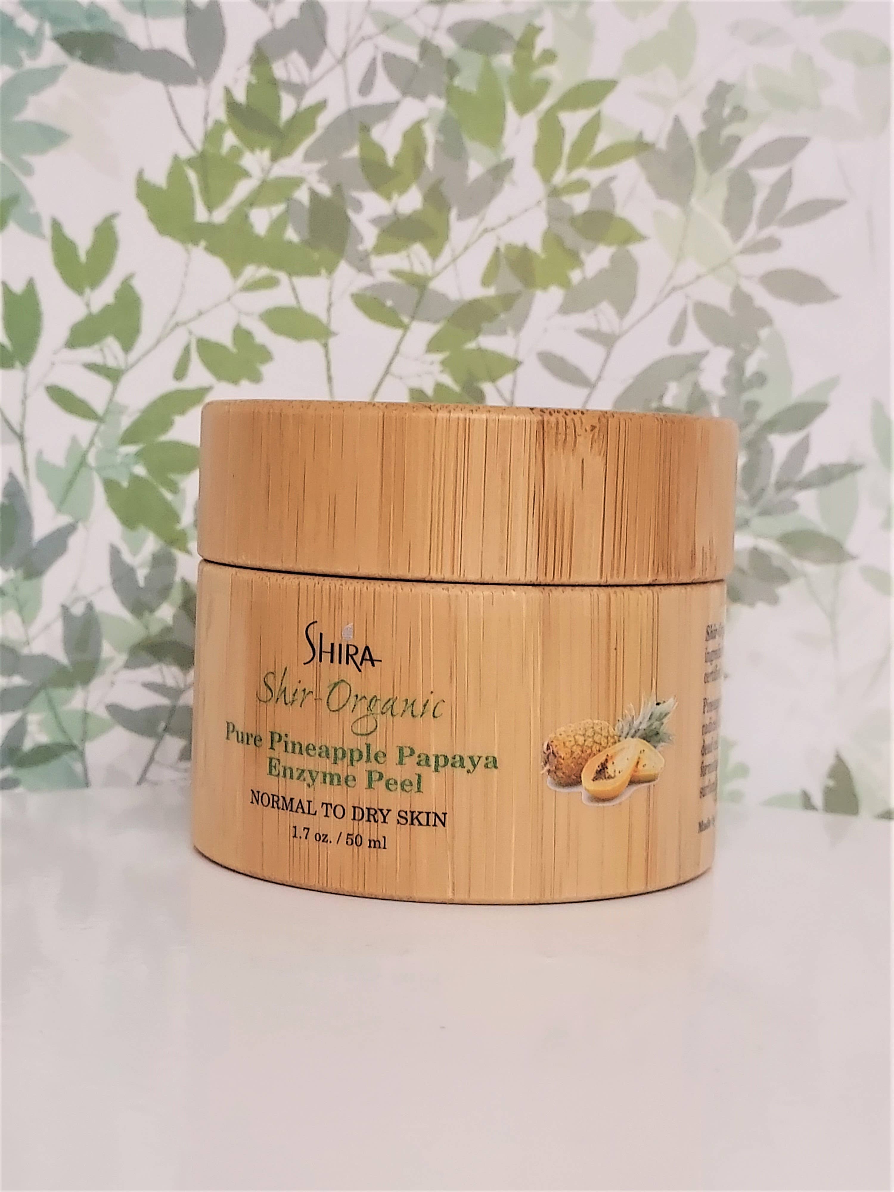 Shira Esthetics - Vente Masque exfoliant pour le visage - Shir-Bio Peau d'Ananas Papaya Enzyme2