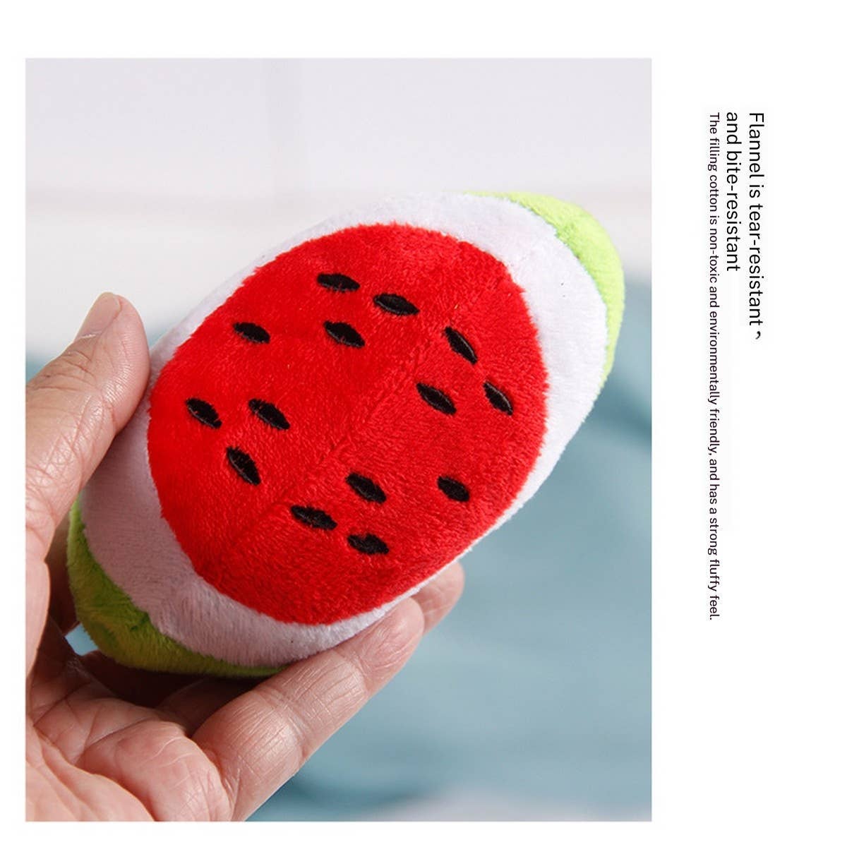 PAWPAWwholesale - Wholesale Pet Plush Toy - Dog - Plush Watermelon Toy, Squeaky Fun for Small Dogs_CWMM54797