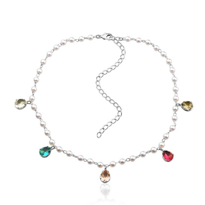 Barock Halsband Silver för wholesale av House12