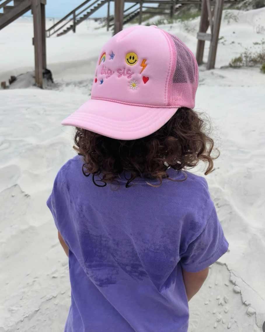 Sundrop - Wholesale Kids Hat - Kids - Personalized Kids Charm Pink Trucker Hat (Mama & Mini Match)7