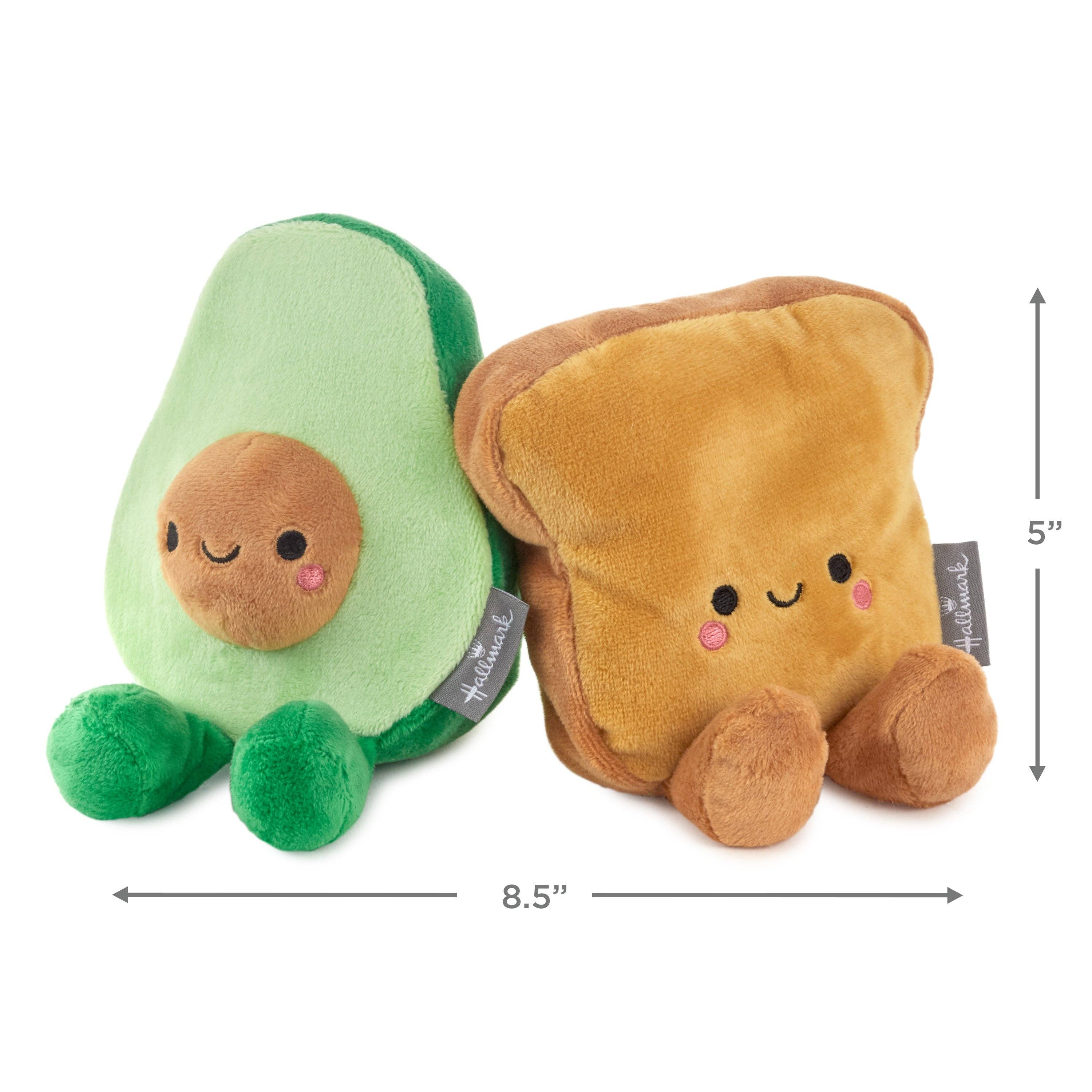 Hallmark – wholesale Stuffed/plush toy – Kids & baby – Better Together Avocado & Toast Magnetic Soft Toy Pair3