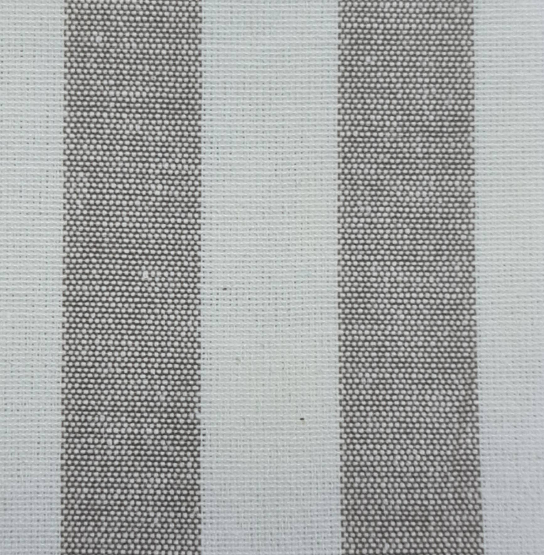 Lunaria Lab - Wholesale Christmas Decoration - Padded Bow in Wide Striped Cotton 14x15cm5