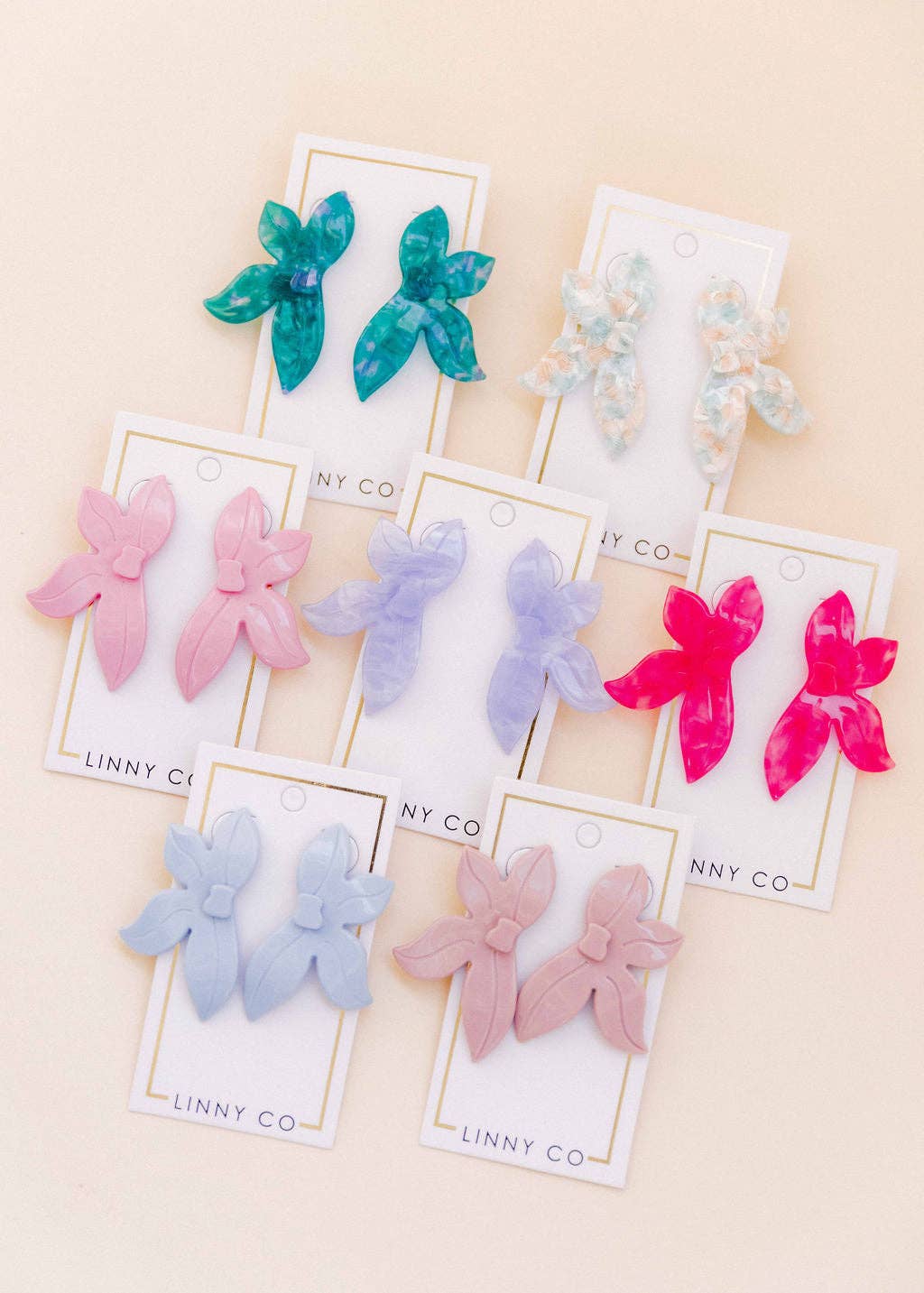 LINNY CO - Wholesale Dangle Earrings - Fern Statement Earrings - Mystic Lagoon9