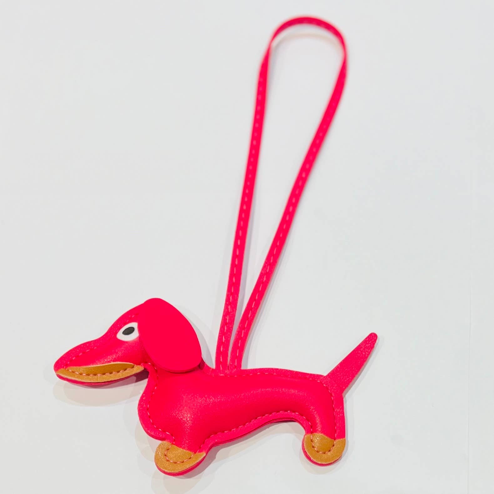 Bijoux 7bis - Wholesale Keychain - Women's - Dachshund bag accessory synthetic leather original look3