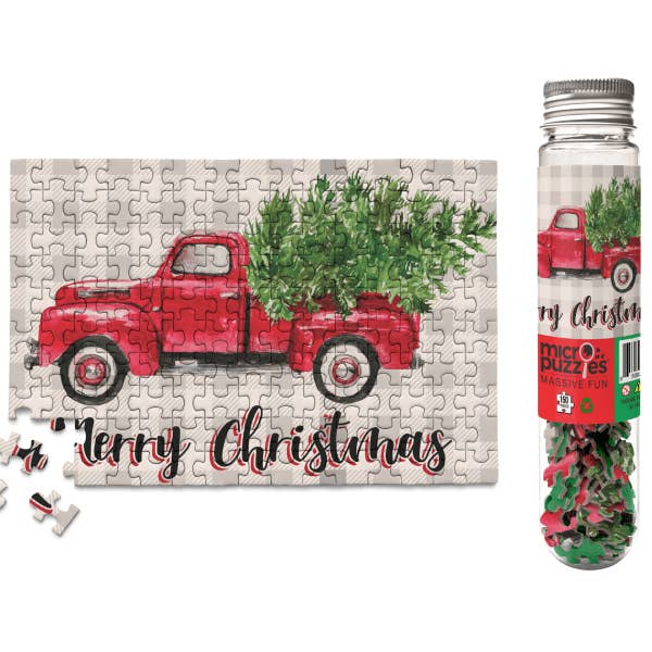Micro Puzzles - Wholesale Puzzle - Adult - Holiday Country Christmas Jigsaw Puzzle Stocking Stuffer