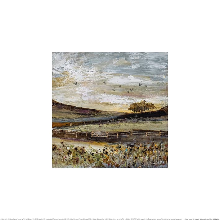 The Art Group – Impressão artística por atacado – Louise O'Hara (Flying Home To Roost II) Impressões Artísticas1