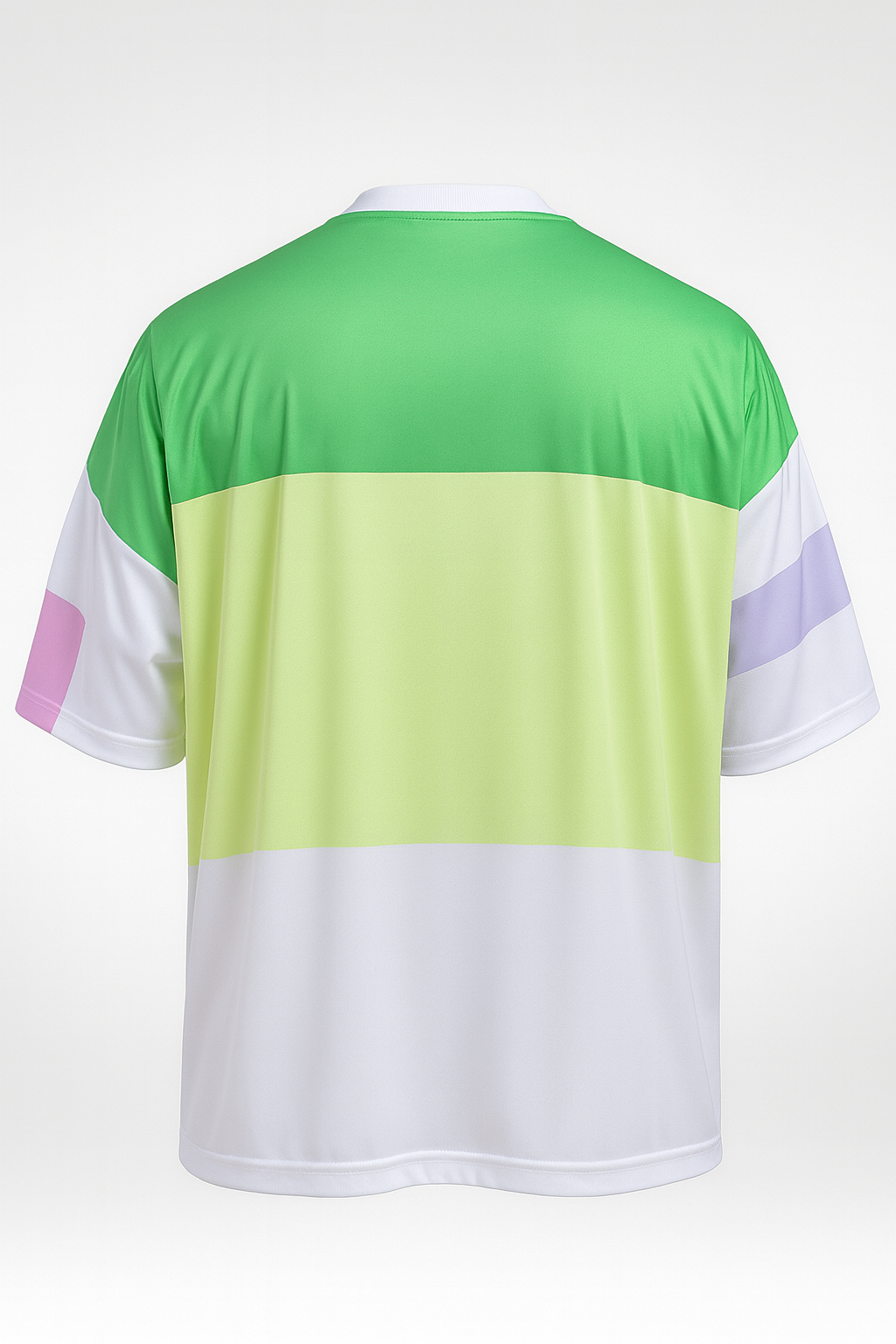 Factory Blanks – wholesale T-shirt – men's – SUNSET RETRO STRIPE BOXY JERSEY – NEW STYLE STREETWEAR
5