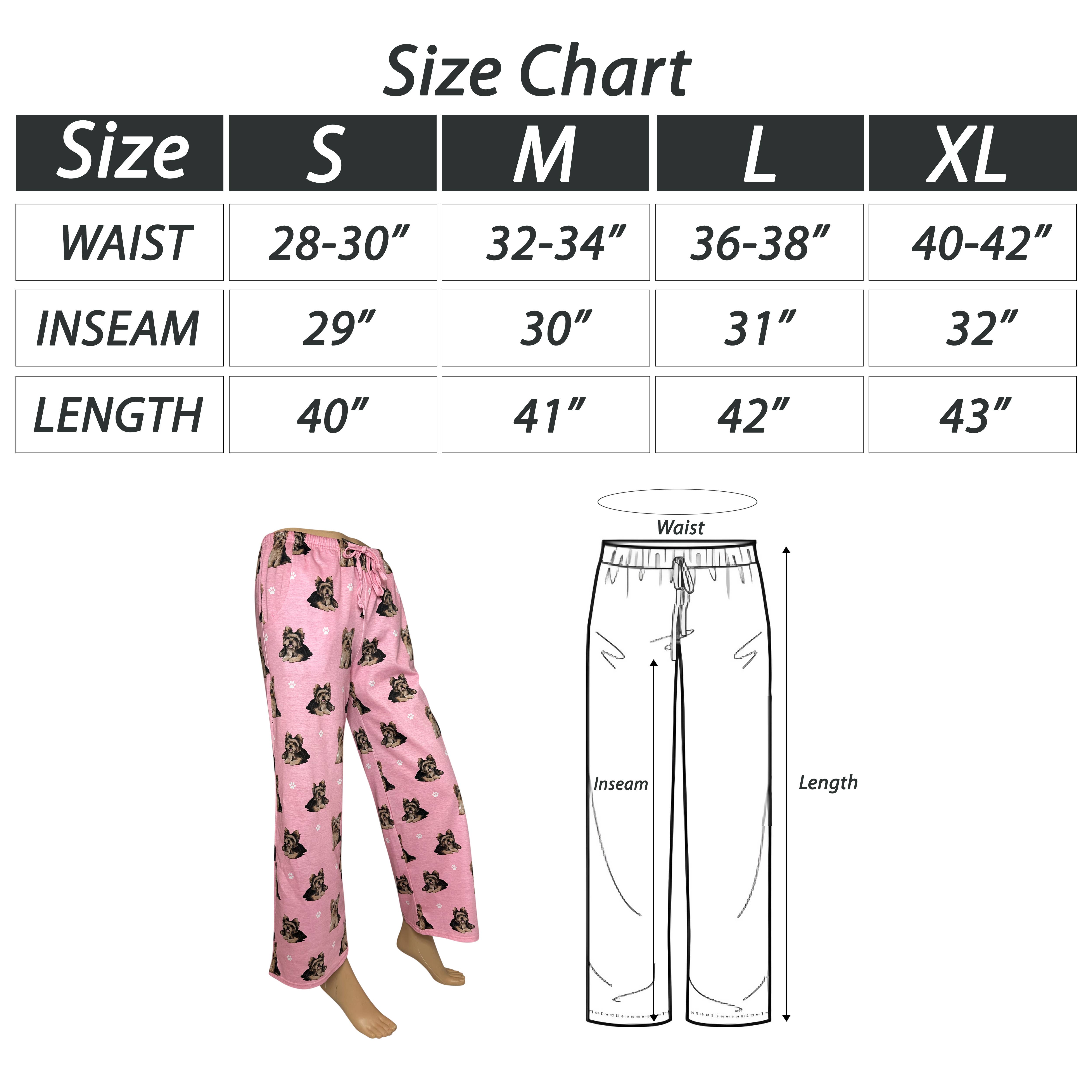 E&S Pets – Engroshandel Pyjamasunderdel - Dame – Yorkie Pyjamasunderdele - Pet Lover Pyjamasbukser4