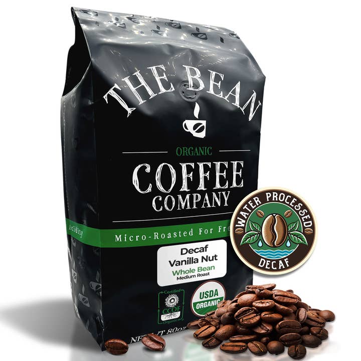 The Bean Coffee Company - Wholesale Ground Coffee - DECAF Organic Vanilla Nut Flavored Coffee11