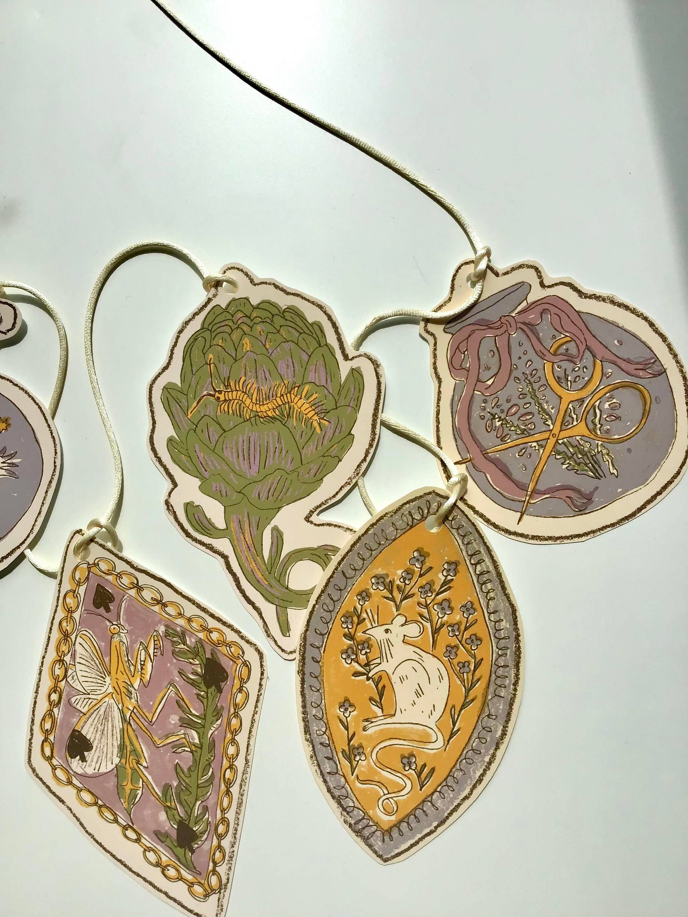 Tulips and Heather - Wholesale Bunting/Garland - Illustrated Paper Garland -Magpie Mouse Magic3