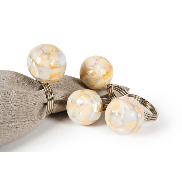 Xia Home Fashions & Manor Luxe - Wholesale Napkin ring - Pearl Napkin Ring1