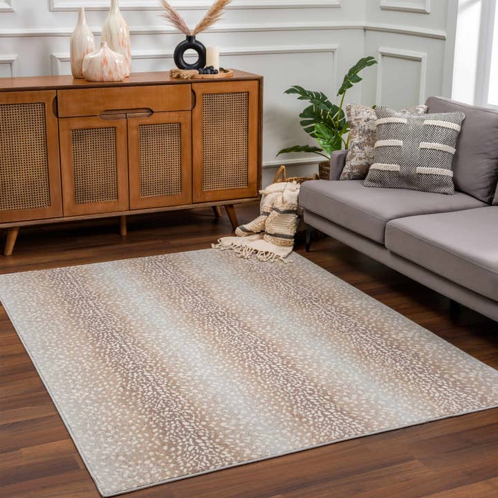 Hauteloom - Wholesale Area Rug - Pointblank Tan Leopard Print Rug14