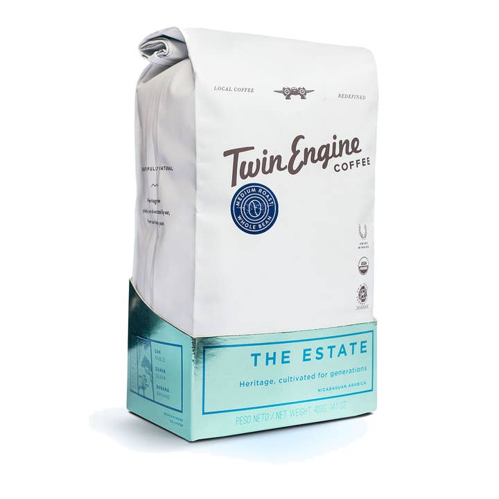 Twin Engine Coffee - Wholesale Coffee Beans - The Estate 14.1 oz (400g) Medium Whole Bean1
