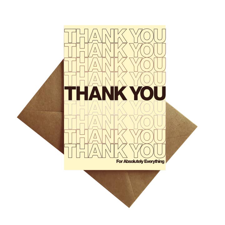 Thank You for Everything for wholesale by By Ms James