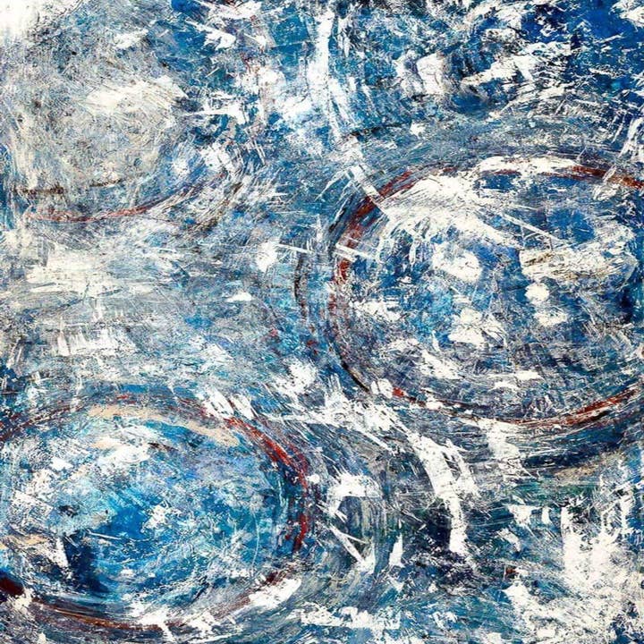 Big Blue High Gloss Acrylic Print for wholesale by John Beard Fine Art