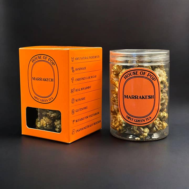 Marrakech Artisan Popcorn (Mint Green Tea) for wholesale by HOUSE OF POP
