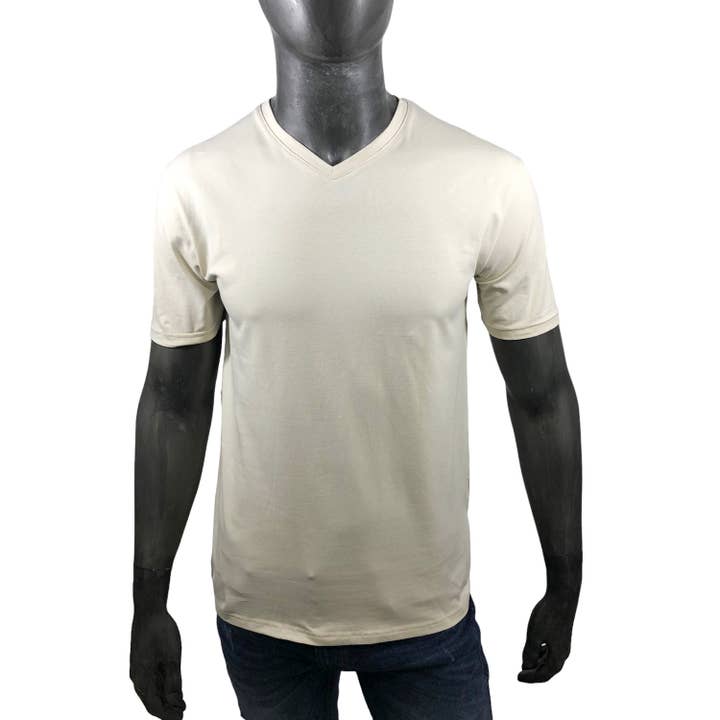 Importation 1867 - Wholesale T-shirt – men's - Premium Short Sleeves V-Neck T-Shirt2