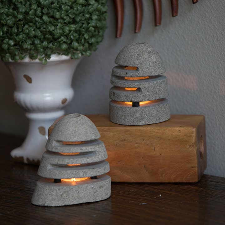 Garden Age Supply - Vente Bougeoirs - Bougeoir Stone Shade
