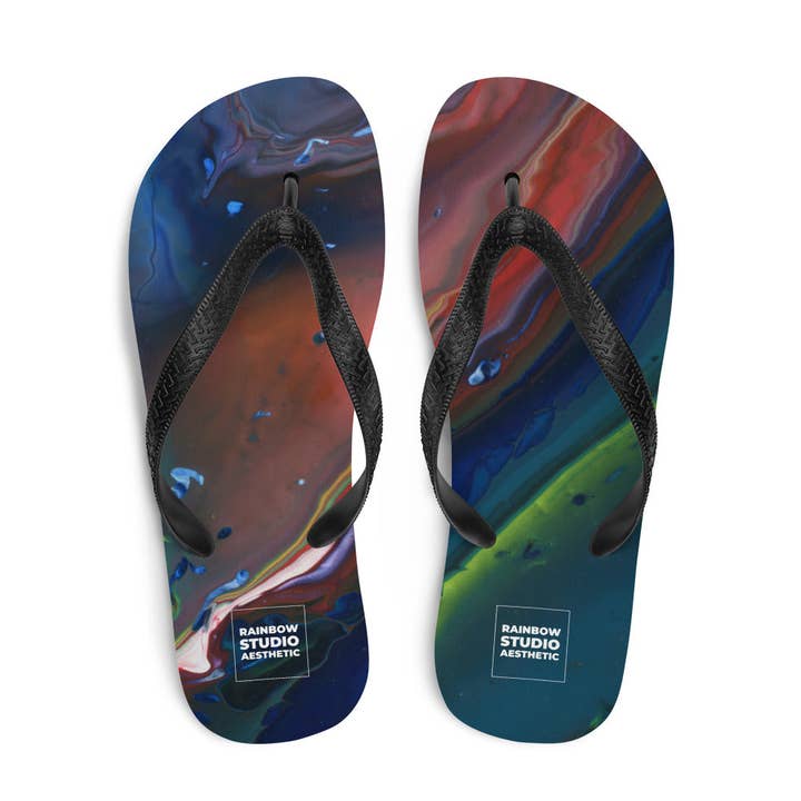 Northern Light Rainbow Brand Flip-Flops for wholesale by Rainbow City