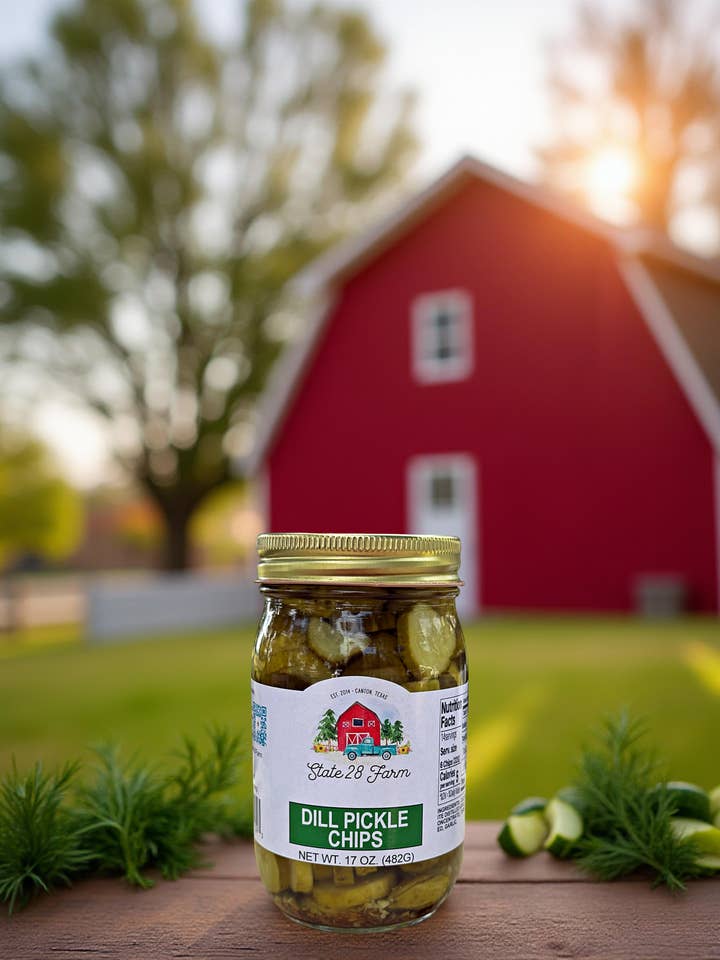 Dill Pickle Chips - 17 oz for wholesale by State 28 Farm