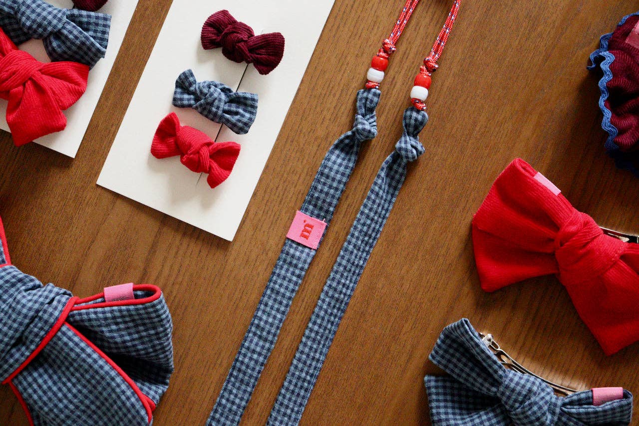 Maho - Wholesale Phonecase Strap - César Blue Seersucker4