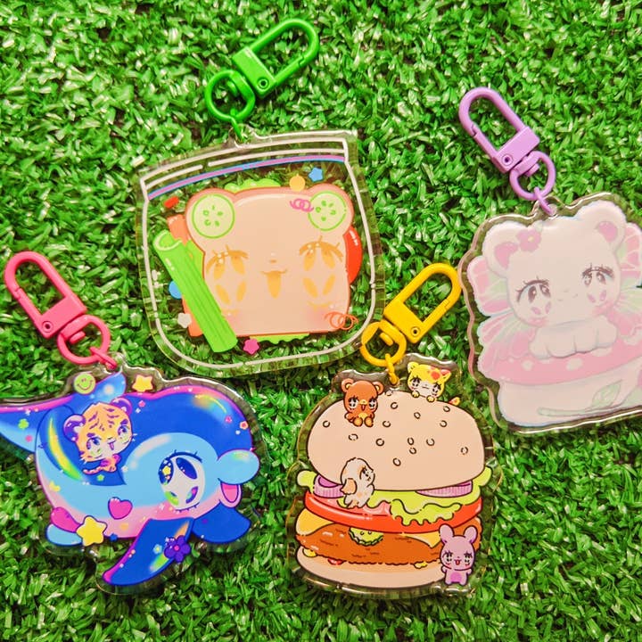 Medium Mushroom Club Originals Keyring for wholesale by Medium Mushroom