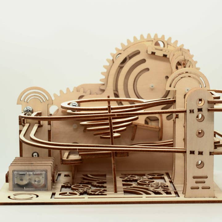 Flip Toys - Wholesale Wood Toy - Kids - Wooden Marble Run | Vortex | Motorized2