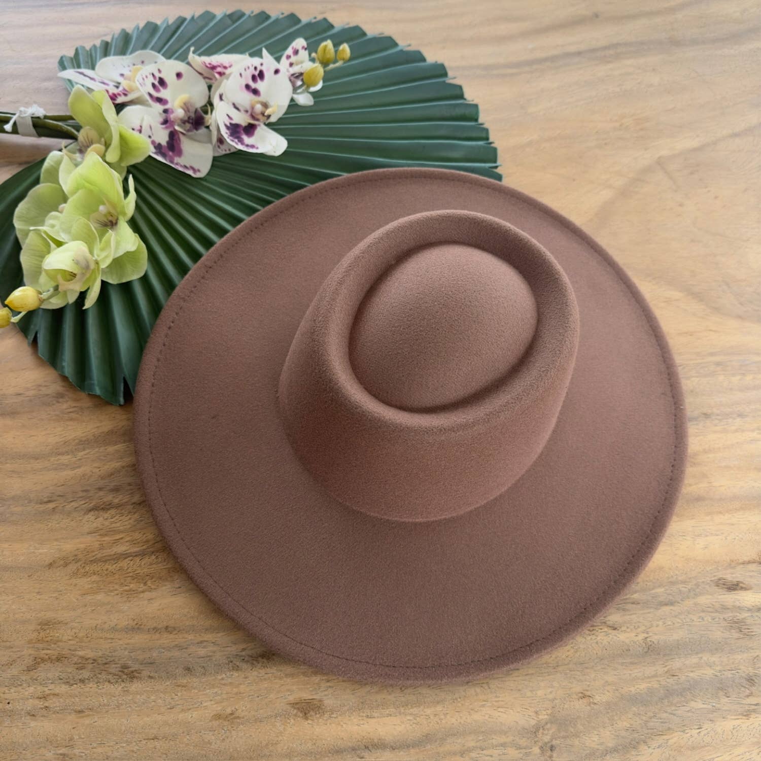 One and Only Accessories - Wholesale Boater Hat - Women's - VEGAN FELT BOATER PREMIUM HAT8