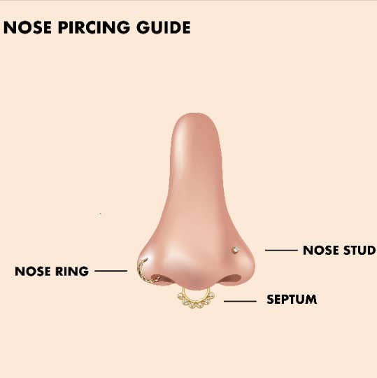 Zahav Jewelry - Wholesale Multi-Stone Ring - 10kt Solid Gold Septum Ring, Daith Piercing, Nose Hoops #117