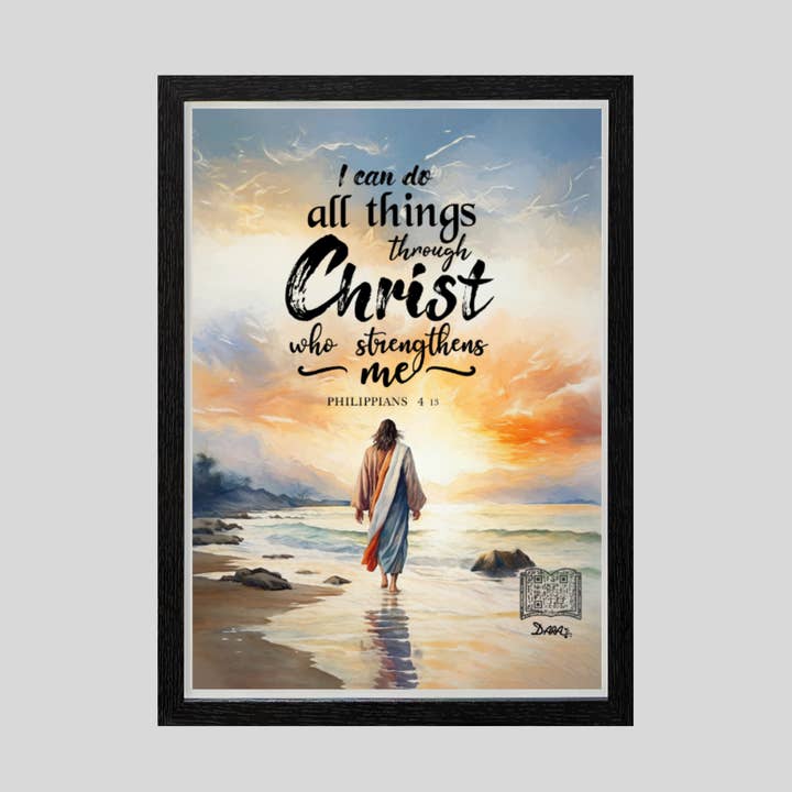 I can do all things - Framed Interactive Wall Art for wholesale by Dara Arts & Gifts