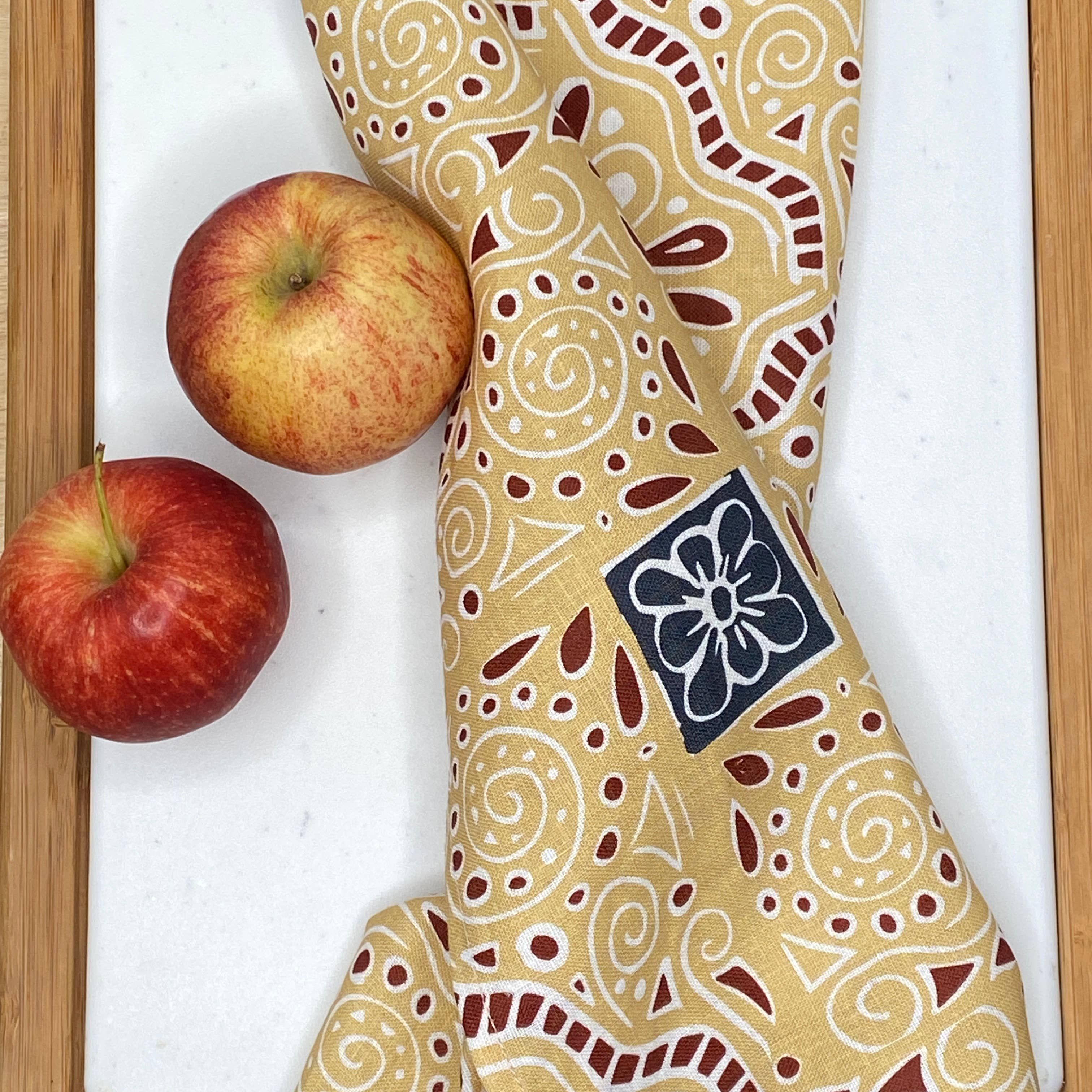 Cher the Fire - Wholesale Tea Towel - Tea Towel - Southwest Hacienda Verano linen towel and napkin7