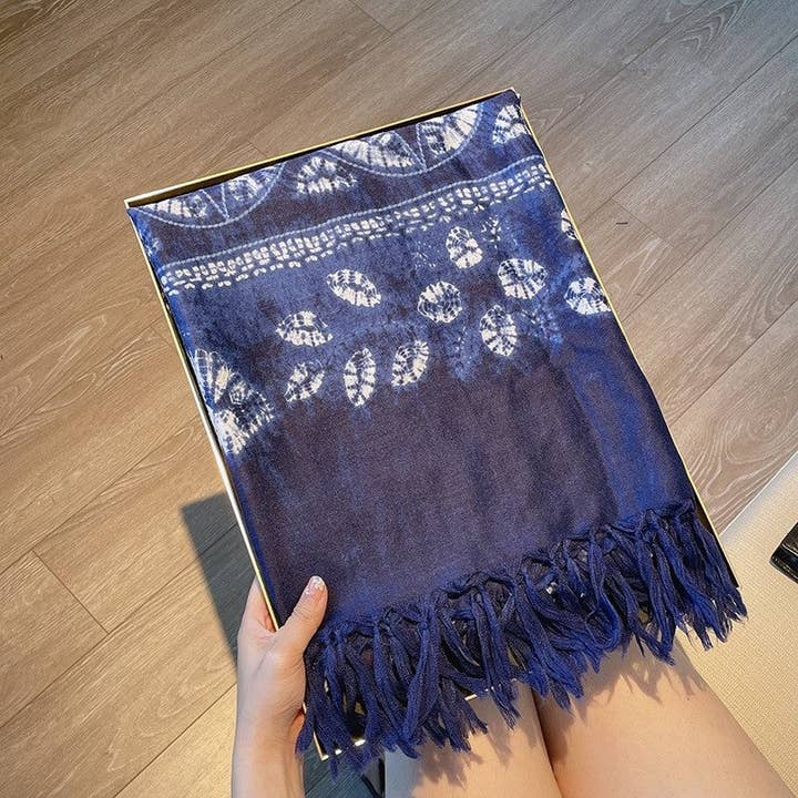 FurDecoration - Wholesale Scarf – Women's - Batik Print Shawl