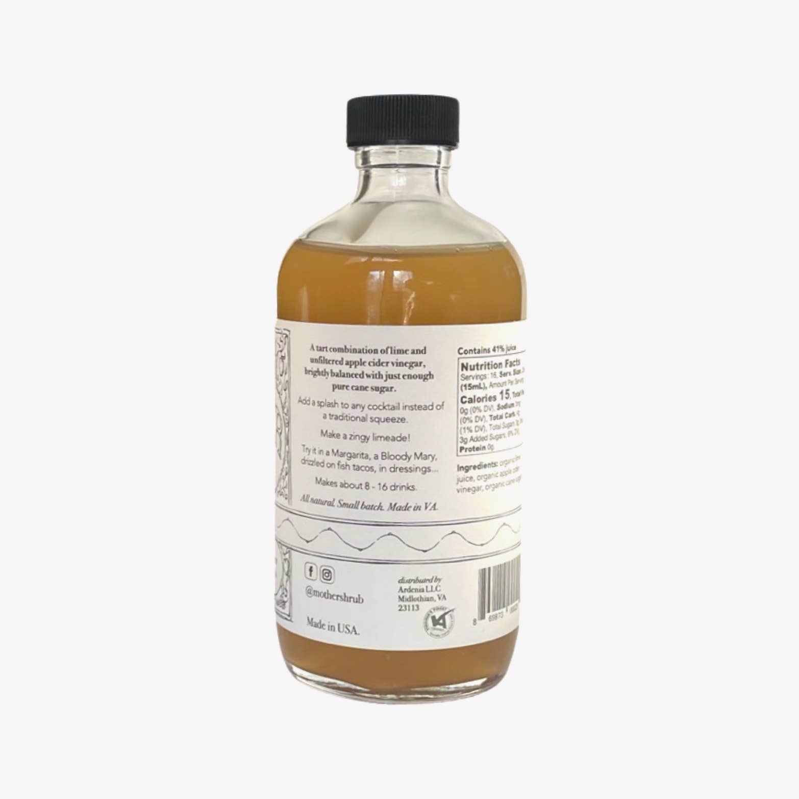 MOTHER shrub - Wholesale Cocktail Mix/Syrup - MOTHER shrub Lime5