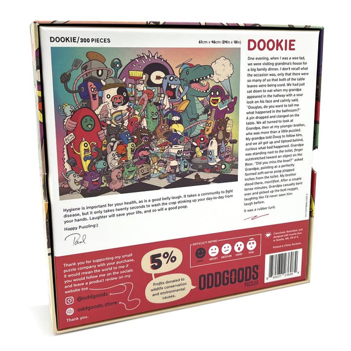 OddGoods - Wholesale Puzzle - Adult - Dookie 300 Piece Jigsaw Puzzle2