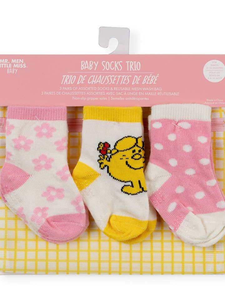 JuJuBe - Wholesale Socks - Baby - Baby Socks Trio Little Miss Sunshine0