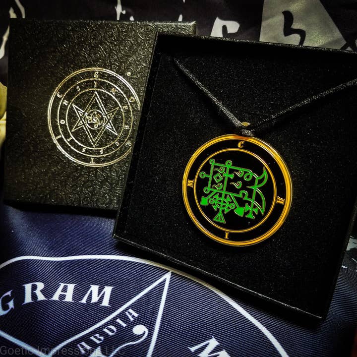 Goetic Impressions - Wholesale Individual Charm/Pendant - Caim Sigil Medallion