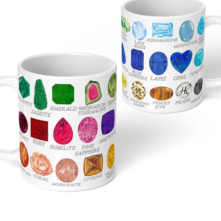 Juler's Row - Wholesale Coffee Mug - Favorite Gemstones with Names Coffee Mug0