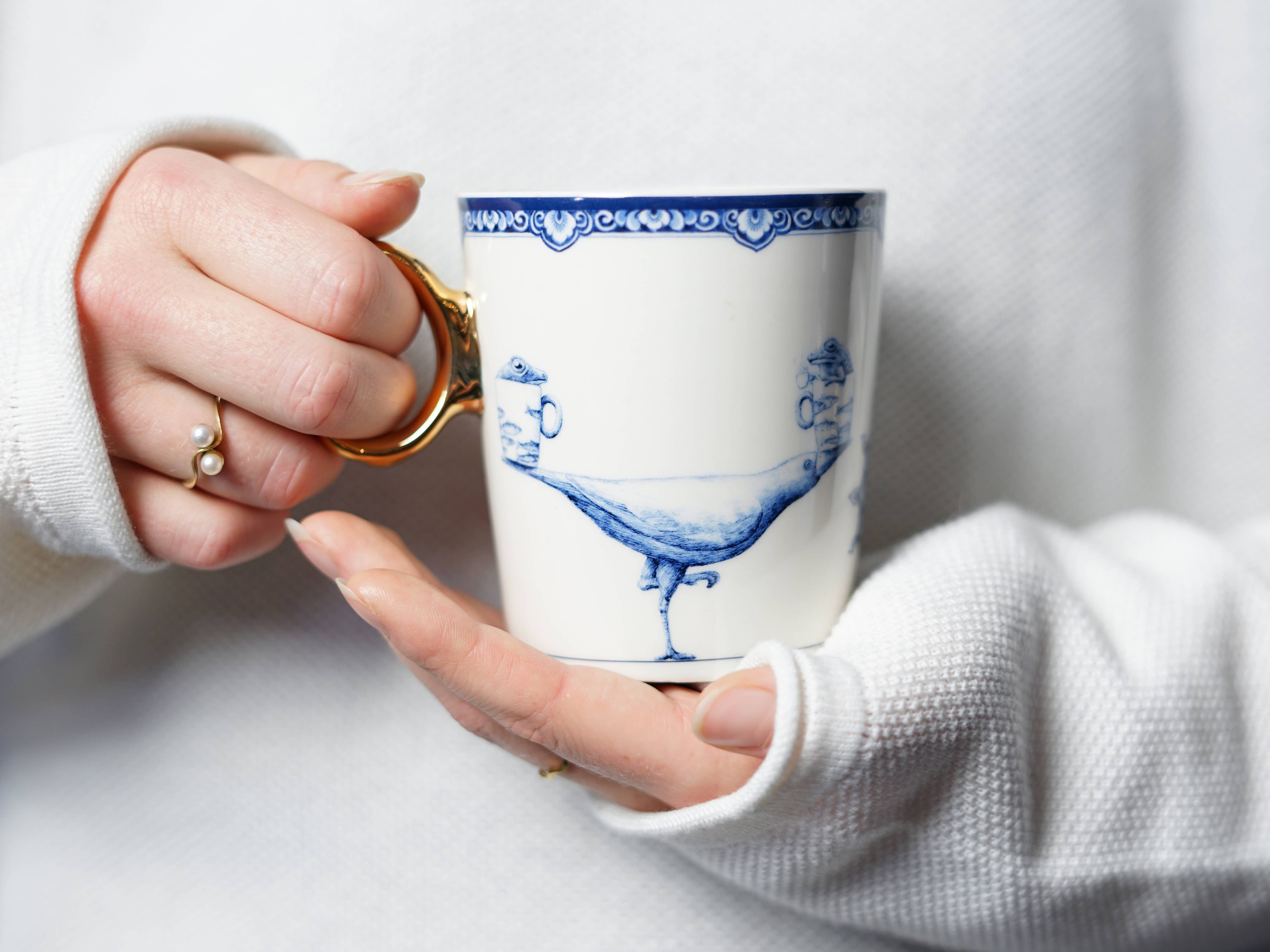 Heinen Delfts Blauw – wholesale Coffee mug – Mug Zodiac Sign Libra1