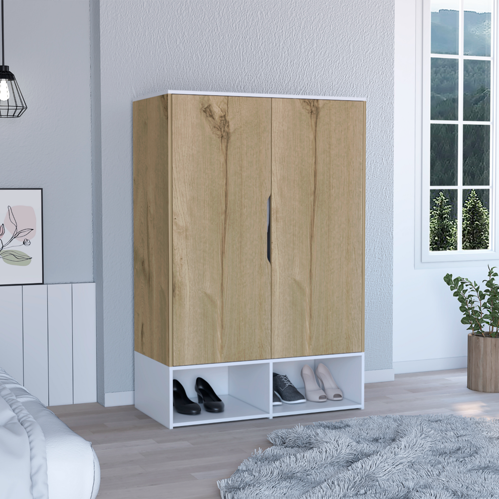 Treevol Furniture - Wholesale Cabinet - Armoire Barletta, Bedroom, Light Oak / White1