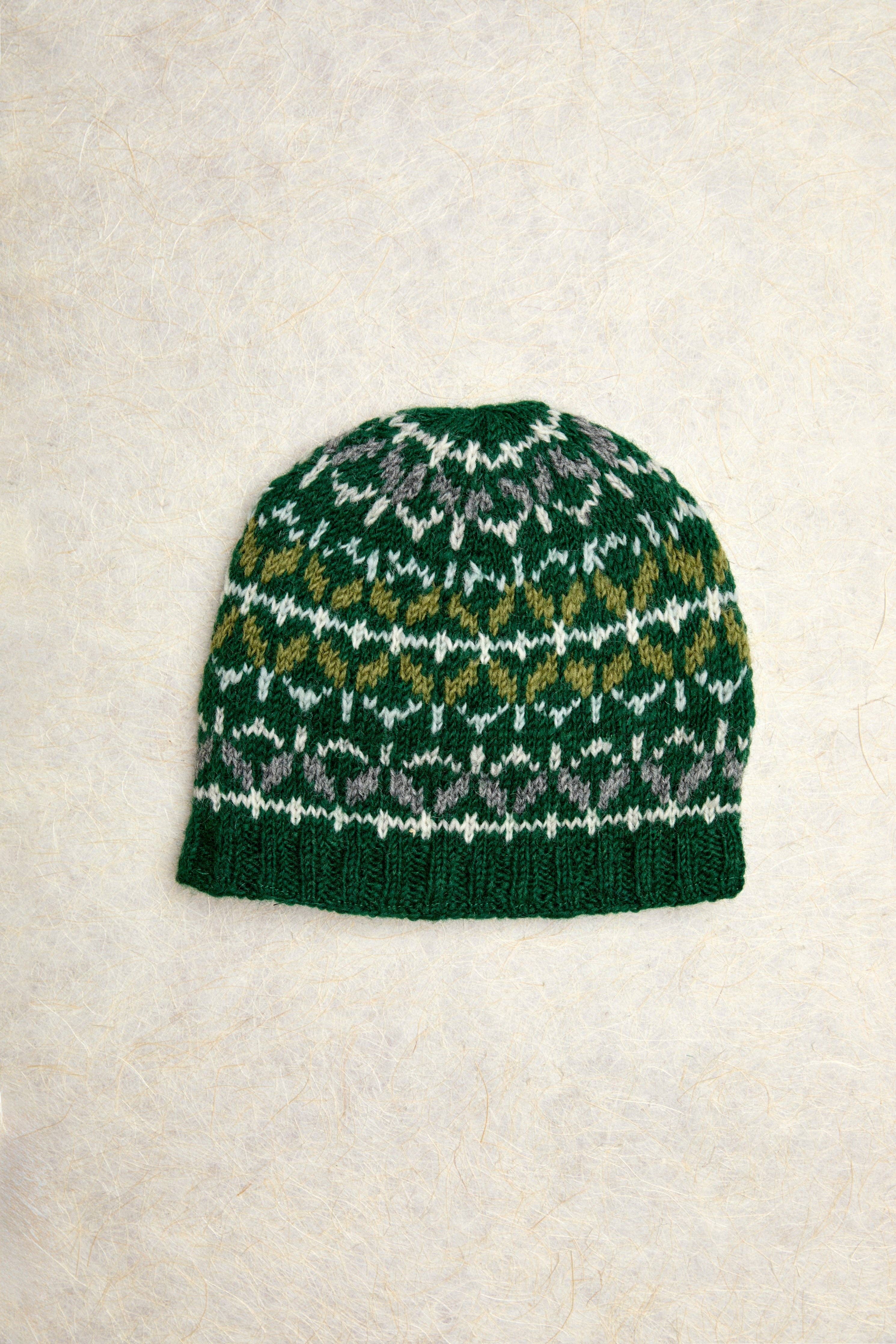 By Many Hands - Wholesale Beanie - Women's - Freya Evergreen Knit Beanie1