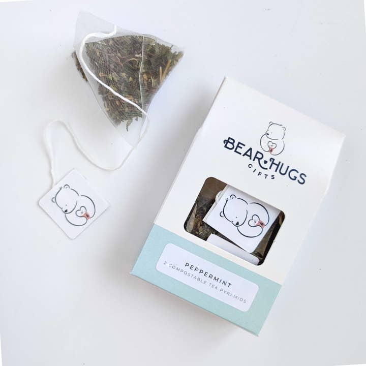 Peppermint Luxury Tea Pyramids Gift Pack for wholesale by BearHugs