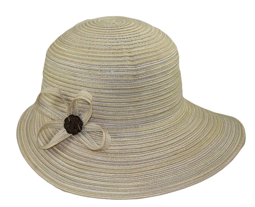 Jeanne Simmons Accessories - Wholesale Straw Hat - Women's - Wide Front Brim 8495 Hat Spring2