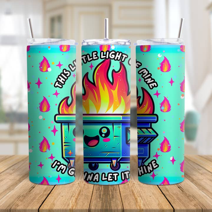 Sister Ray - Wholesale Insulated Mug/Tumbler - This Little Light Dumpster Fire Funny Meme 20 oz Tumbler 0