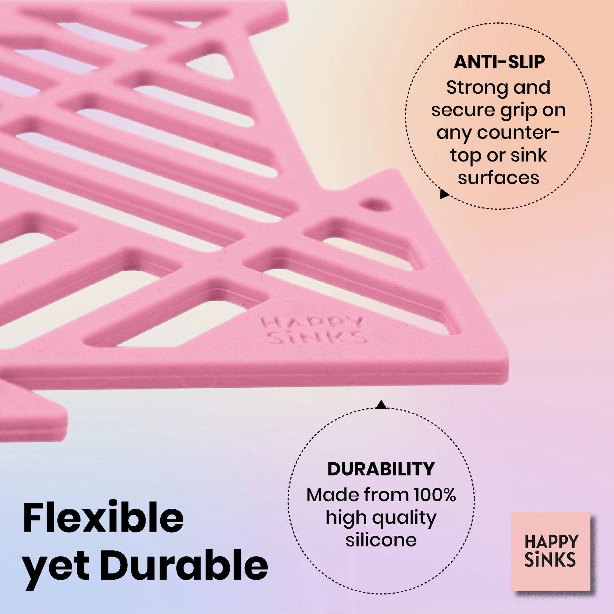 HAPPY SiNKS - Wholesale Sink Strainer/Stopper - Kitchen Sink Mat - Silicone24