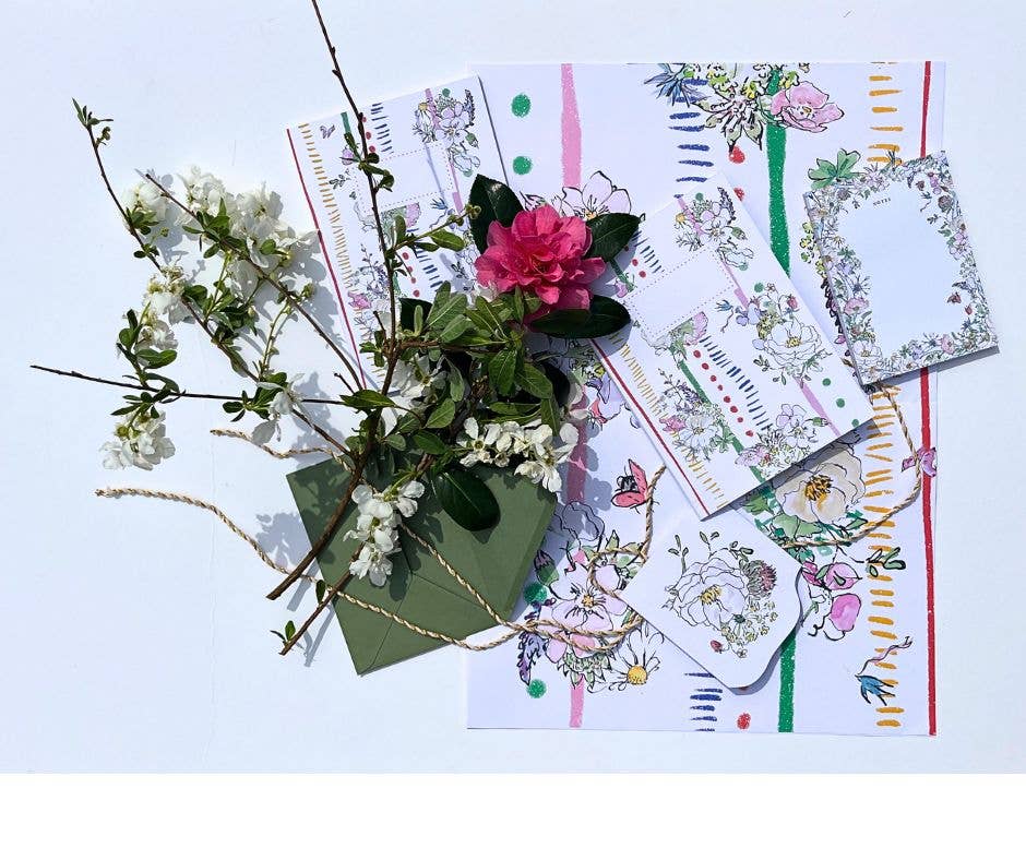 Edinburgh Letters – wholesale Everyday greeting card – "Blossom" - Cut Out Card2