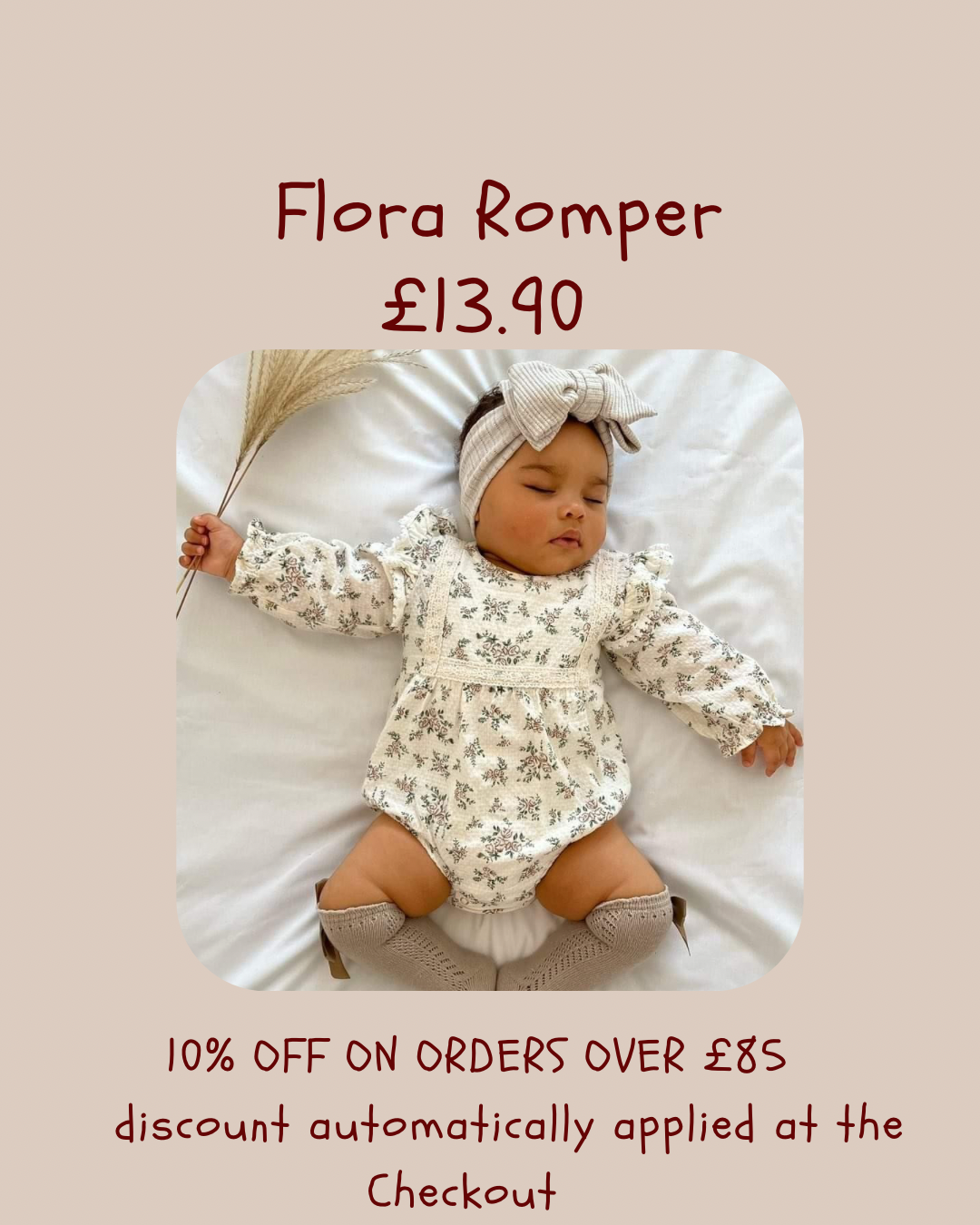 Nunubebe - Wholesale Bodysuit (Non-Footed) - Baby - Flora Romper £13.90 (from size 0-3 m)26