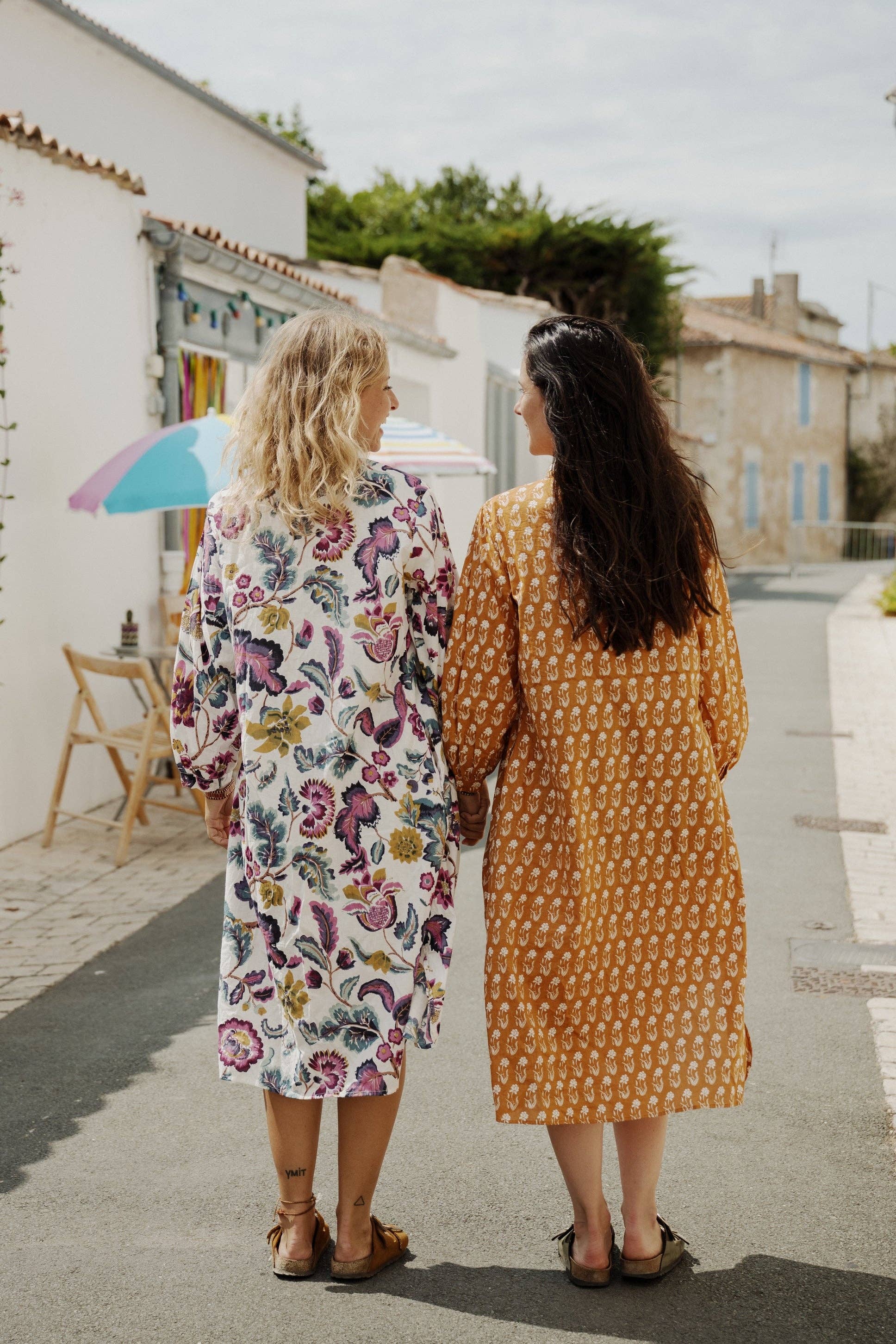 Curiosity Lab - Wholesale Dress - Women's - Night Dress Straight cut long sleeve Indian cotton40